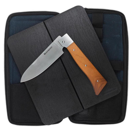 Messermeister Adventure Chef 6 in. L Stainless Steel Folding Block Knife Set 3 pc