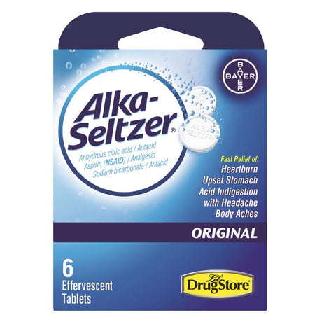 Alka Seltzer Original Antacid 6 ct 1 pk