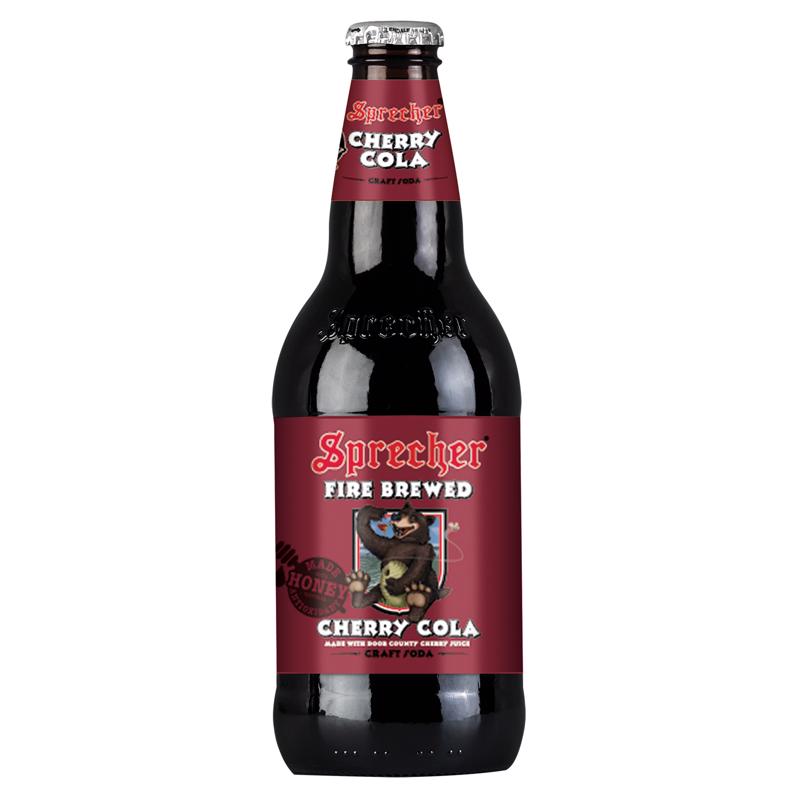 Sprecher Cherry Cola Soda 16 oz 1 pk