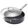 OXO Agility Ceramic Coated Aluminum Saute Pan 5 qt Black