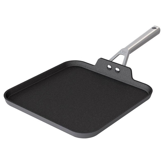 Ninja NeverStick Aluminum/Stainless Steel Griddle Pan Gray