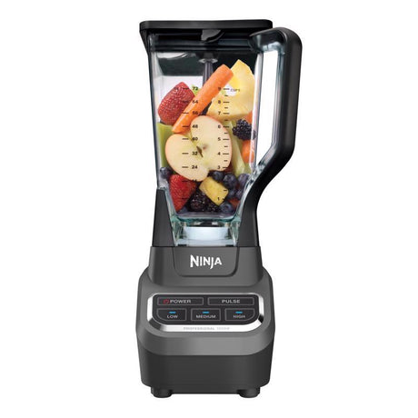 Ninja Black Metal/Plastic Blender 72 oz 3 speed