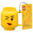 LEGO 7.6 oz Winking Girl Yellow BPA Free Mug