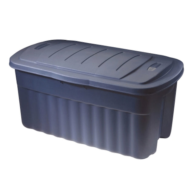 Rubbermaid Roughneck 40 gal Blue Storage Box 21.3 in. H X 18.3 in. W X 36.9 in. D Stackable