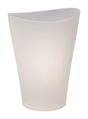 Rubbermaid Spa Works 2.25 gal Clear Plastic Vanity Wastebasket