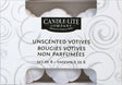 Candle-Lite White Unscented Scent Food Warmers Votive Candles