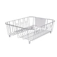 Rubbermaid 17.6 in. L X 13.8 in. W X 5.9 in. H Chrome Steel Dish Drainer