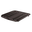 Rubbermaid 15.3 in. L X 14.3 in. W X 1.3 in. H Black Plastic Dish Drainer