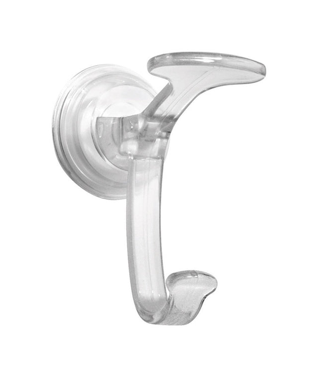 iDesign Power Lock 4.1 in. H X 2.3 in. W X 6.5 in. L Clear Spa Hook