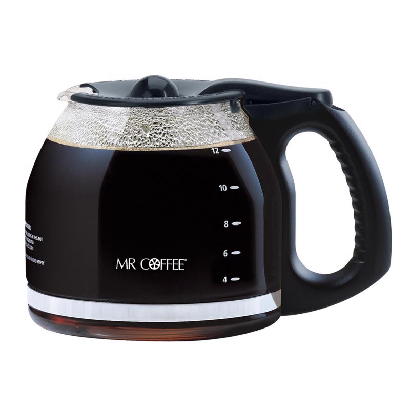 Mr. Coffee Black Glass Carafe