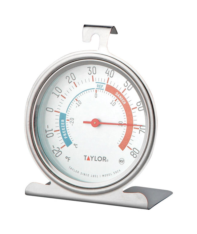 Taylor Instant Read Analog Freezer/Refrigerator Thermometer