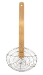 Joyce Chen Natural/Silver Bamboo/Stainless Steel Strainer