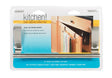 iDesign Brushed Silver Over the Cabinet Towel Bar 9-1/4 in. L Stainless Steel