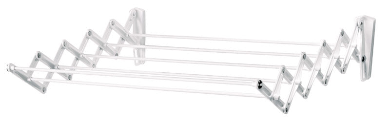 Polder 24 in. H X 24 in. W X 18 in. D Steel Accordian Collapsible Clothes Drying Rack