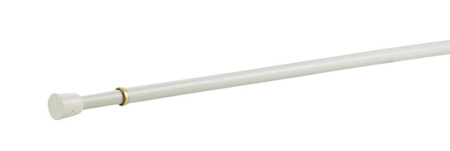 Kenney Enamel White Tension Rod 28 in. L X 48 in. L