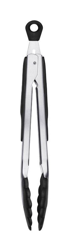 OXO Good Grips Black Stainless Steel Tongs