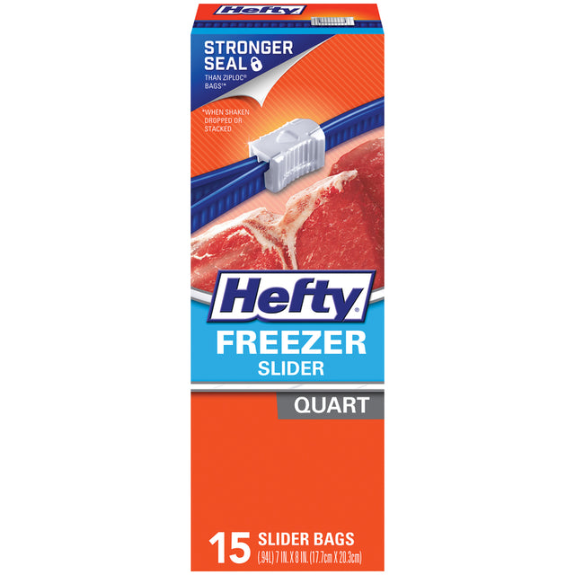 Hefty 1 qt Freezer Bag 15 pk