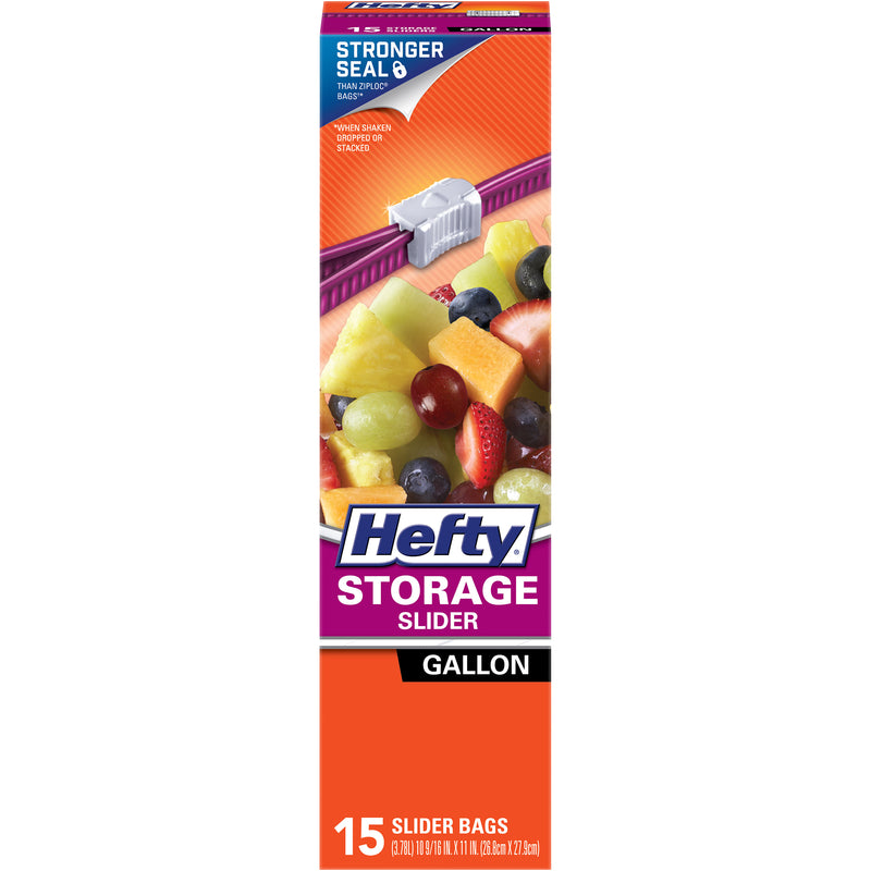 Hefty 1 gal Storage Slider Bag 15 pk