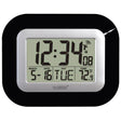 La Crosse Technology 8.95 in. L X 1.2 in. W Indoor Contemporary Digital Atomic Wall Clock Plastic Bl