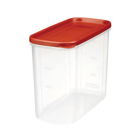 Rubbermaid 16 cups Clear/Red Food Storage Container 1 pk