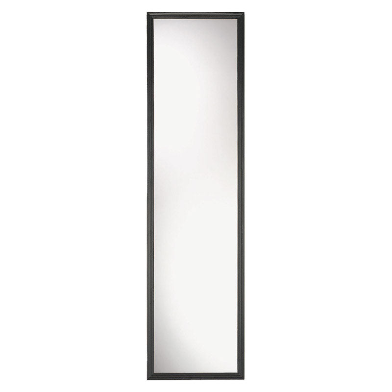 Erias 49 in. H X 13 in. W Black Plastic Door Mirror