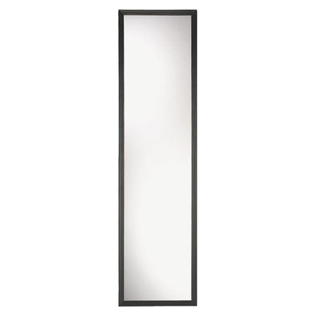 Erias 49 in. H X 13 in. W Black Plastic Door Mirror