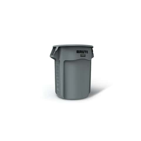 Rubbermaid BRUTE 55 gal Gray Resin Garbage Can