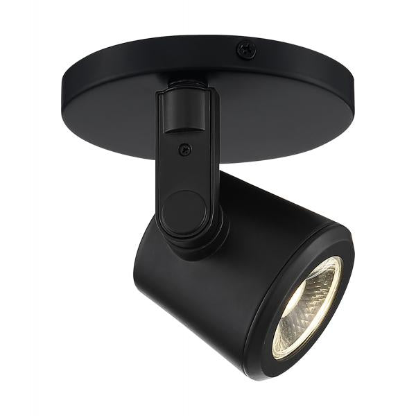 12 Watt - LED - Black - Taper Back - Monopoint - 3000K - 36 deg. Beam Angle