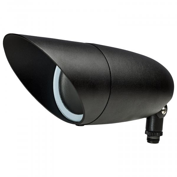 LED Landscape Flood - 12 Watt - Matte Black Finish - 3000K - 120 Volt