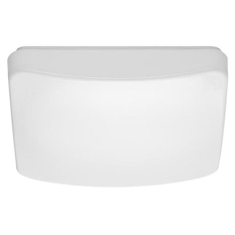 11 inch - Flush Mounted LED Fixture - CCT Selectable - Square - White Acrylic