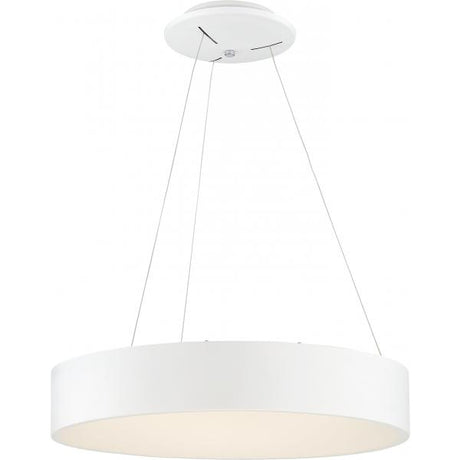 Orbit - 20W LED Pendant - White Finish