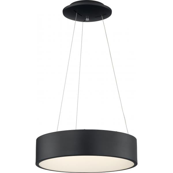 Orbit - 20W LED Pendant - Black Finish