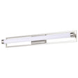 Canal Large Vanity - LED - Brushed Nickel Finish - White Acrylic Lens