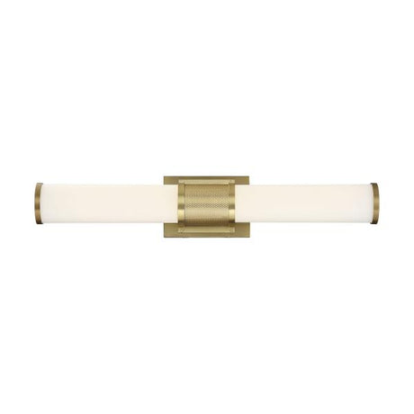 Caper - LED Vanity - Brushed Brass with Frosted Lens