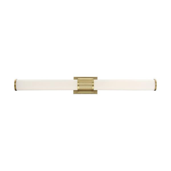 Caper - LED Vanity - Brushed Brass with Frosted Lens