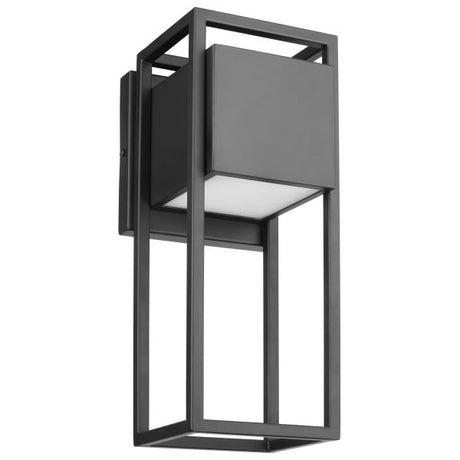 Supreme - 18W LED - Medium Wall Lantern - Matte Black Finish