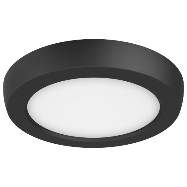 Blink Pro - 9W - 5in - LED Fixture - CCT Selectable - Round Shape - Black Finish - 120V