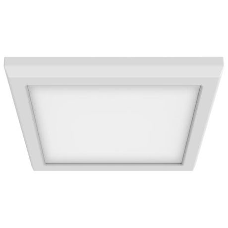 Blink Pro - 11W - 7in - LED Fixture - CCT Selectable - Square Shape - White Finish - 120V