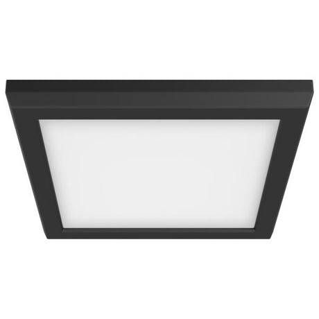 Blink Pro - 11W - 7in - LED Fixture - CCT Selectable - Square Shape - Black Finish - 120V