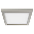 Blink Pro - 11W - 7in - LED Fixture - CCT Selectable - Square Shape - Brushed Nickel Finish - 120V