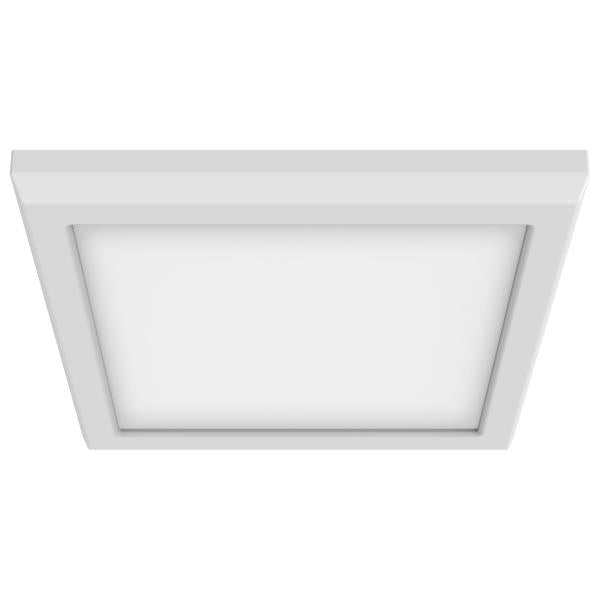 Blink Pro - 11W - 7in - LED Fixture - 3000K - Square Shape - White Finish - 120/277V - 0-10V Dimming