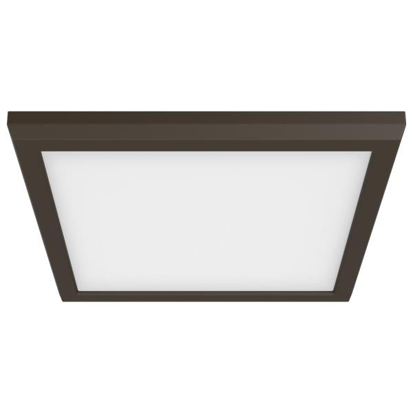 Blink Pro - 13W - 9in - LED Fixture - CCT Selectable - Square Shape - Bronze Finish - 120V