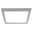 Blink Pro - 13W - 9in - LED Fixture - CCT Selectable - Square Shape - Brushed Nickel Finish - 120V