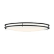 Glamour LED 32 inch - Flush Mount Fixture - Oval Shape - Black Finish - CCT Selectable 3K/4K/5K
