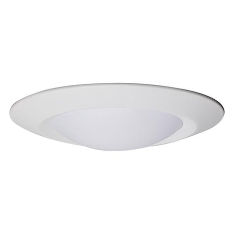 9 Inch - LED Flush Mount Fixture - Disk Light - Round - 17 Watt - 3000K - White Finish - 12pk