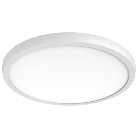 Blink Pro Plus - 34 Watt - 19 in. - Surface Mount LED - CCT Selectable - 90 CRI - White Finish - 120/277 Volt - Round Shape