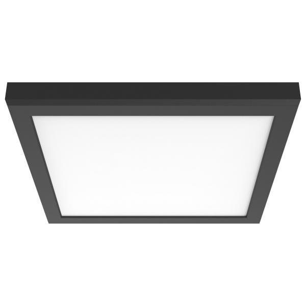 Blink Pro Plus - 19.5 Watt - 12 in. - Surface Mount LED - CCT Selectable - 90 CRI - Black Finish - 120/277 Volt - Square Shape