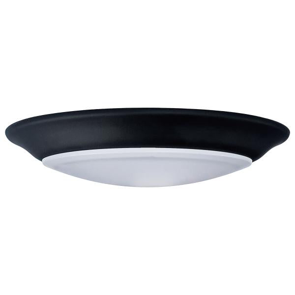 7 inch - LED Disk Light - 5-CCT Selectable 27K/3K/35K/4K/5K - Black Finish