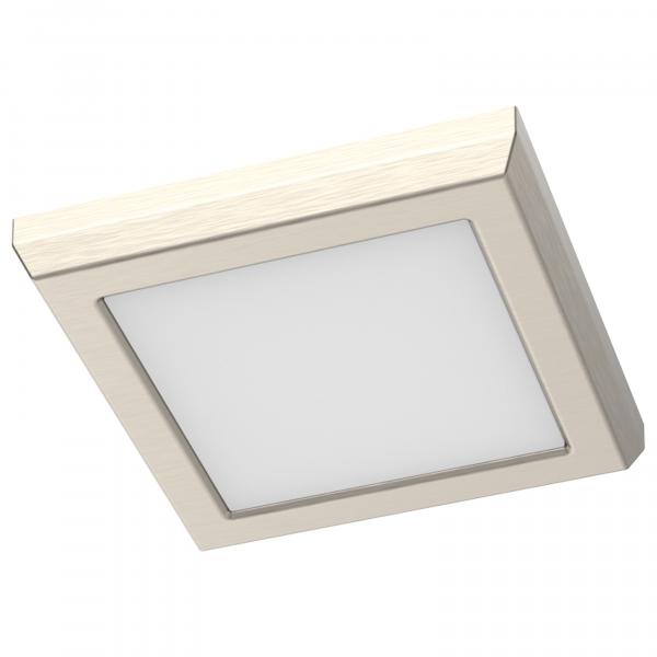 Blink Performer - 8 Watt LED - 5 Inch Square Fixture - Brushed Nickel Finish - 5 CCT Selectable