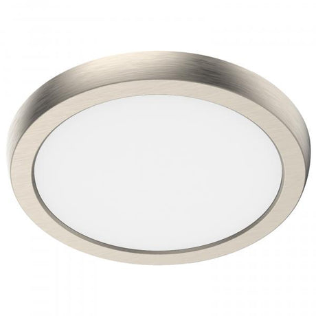 Blink Performer - 10 Watt LED - 7 Inch Round Fixture - Brushed Nickel Finish - 5 CCT Selectable